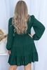 Picture of PLUS SIZE PUFF SLEEVE GREEN SMOCK DRESS